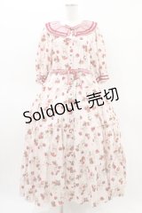 alcali / alcali × misako aoki/サイベリアンストロベリーワンピース Free ピンク H-26-03-14-033-LO-OP-NS-ZH