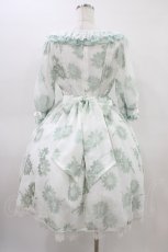 画像2: Angelic Pretty / Elegant Floraワンピース Free シロ/ミント H-26-03-14-035-AP-OP-NS-ZH (2)