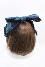 画像2: Chalmiere / タータンチェックマルチリボン  グリーン H-26-03-14-005-0-AC-NS-ZH (2)