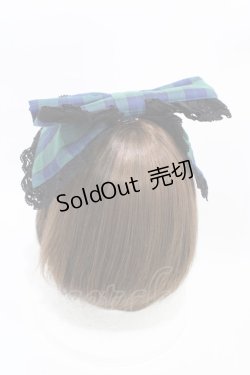 画像2: Chalmiere / タータンチェックマルチリボン  グリーン H-26-03-14-005-0-AC-NS-ZH