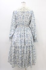 画像2: m petit by misako / トワルドジュイレース襟ワンピース M オフ/サックス H-26-03-14-040-LO-OP-NS-ZH (2)