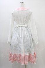 画像2: CHIP CLIP / 五月アイ/ワンピース M 白/ピンク H-26-03-14-042-PU-OP-NS-ZH (2)