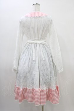 画像2: CHIP CLIP / 五月アイ/ワンピース M 白/ピンク H-26-03-14-042-PU-OP-NS-ZH
