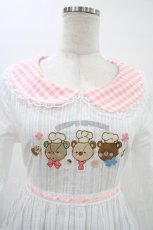 画像3: CHIP CLIP / 五月アイ/ワンピース M 白/ピンク H-26-03-14-042-PU-OP-NS-ZH (3)