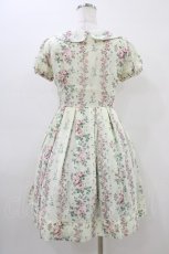 画像2: LODISPOTTO / ブーケストライプワンピース M オフ H-26-03-14-044-LO-OP-NS-ZH (2)