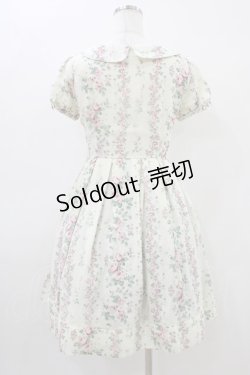 画像2: LODISPOTTO / ブーケストライプワンピース M オフ H-26-03-14-044-LO-OP-NS-ZH