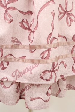 画像3: axes femme POETIQUE / リボン柄ドールジャンパースカート M ピンク H-26-03-14-047-AX-OP-NS-ZH