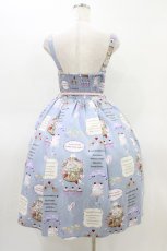 画像2: axes femme kawaii / 10thアニバーサリージャンパースカート M サックス H-26-03-14-048-AX-OP-NS-ZH (2)