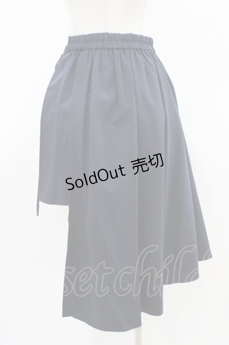 画像2: axes femme POETIQUE / ラップデザインプリーツスカート M ネイビー H-26-03-14-049-AX-BL-NS-ZH (2)