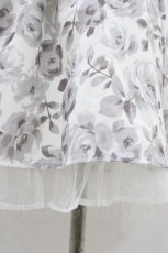 画像3: Ank Rouge / オーガンジーフリルスカート M オフ/グレー H-26-03-14-050-CA-SK-NS-ZH (3)