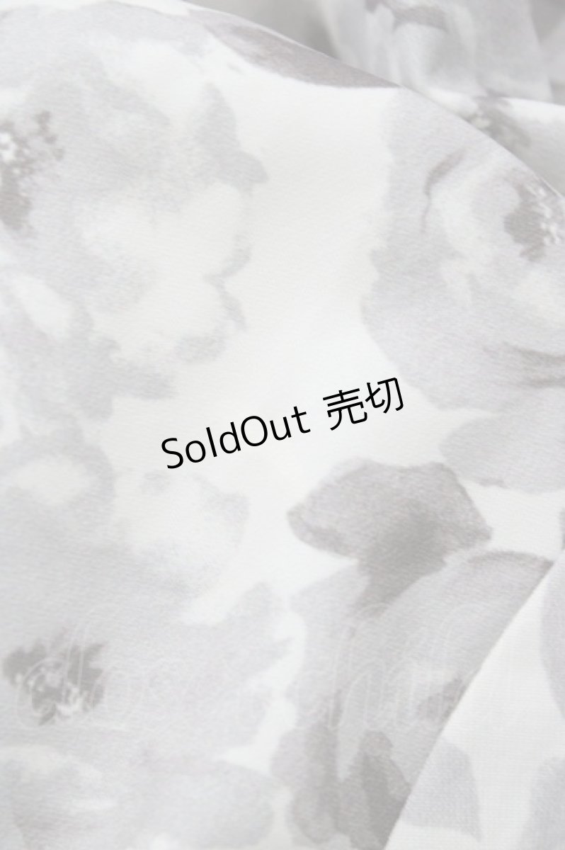 画像4: Ank Rouge / オーガンジーフリルスカート M オフ/グレー H-26-03-14-050-CA-SK-NS-ZH (4)