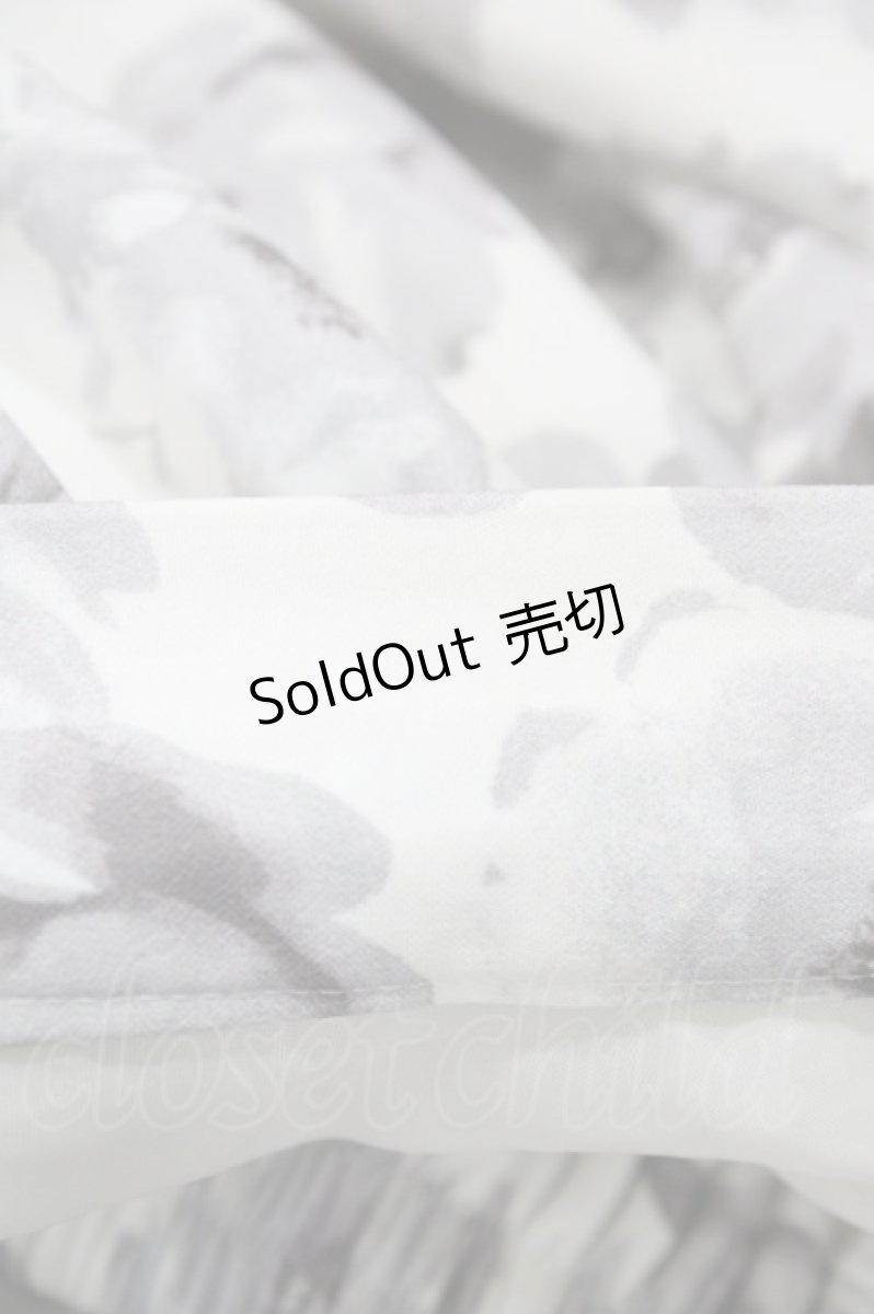 画像5: Ank Rouge / オーガンジーフリルスカート M オフ/グレー H-26-03-14-050-CA-SK-NS-ZH (5)