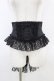 画像1: Enchantlic Enchantilly / ローズレースリボンコルセット Free ブラック H-26-03-14-051-LO-SK-NS-ZH (1)
