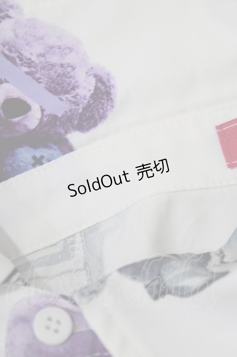 画像5: Amilige / プリント総柄シャツ  ホワイト H-26-03-14-1025-PU-BL-KB-ZH (5)