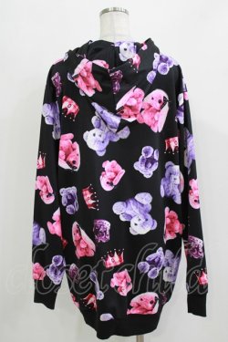 画像3: Amilige / ちいめろ×Amilige総柄プリントパーカー  ブラック H-26-03-14-1027-PU-TO-KB-ZH