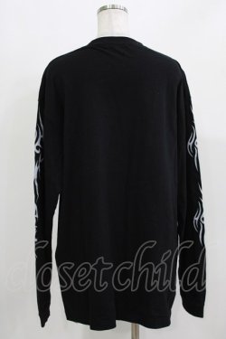 画像3: Amilige / プリントロンT  ブラック H-26-03-14-1031-PU-TO-KB-ZH