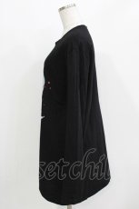 画像2: JURY BLACK / プリントロングカットソー  ブラック/ローズ H-26-03-14-1033-GL-TO-KB-ZH (2)