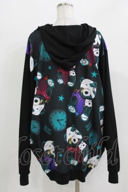 画像3: SEX POT ReVeNGe / プリント切替ZIPパーカー  ブラック H-26-03-14-1034-SP-TO-KB-ZH