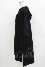 画像2: SEX POT ReVeNGe / チェーンフード半袖プルパーカー  黒 H-26-03-14-1036-SP-TO-KB-ZH (2)