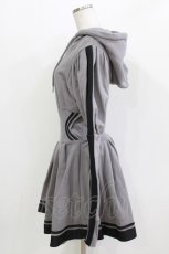 画像2: HIDOLATRAL THEODOL / ジャージロリィタパーカーOP M グレー H-26-03-14-1038-0-OP-AK-ZH (2)