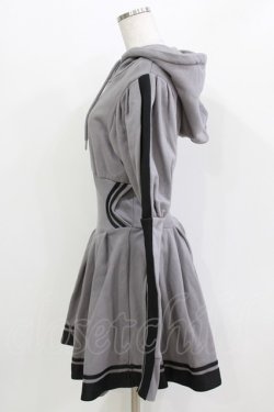 画像2: HIDOLATRAL THEODOL / ジャージロリィタパーカーOP M グレー H-26-03-14-1038-0-OP-AK-ZH