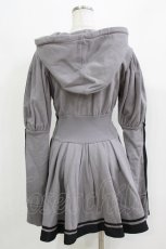 画像3: HIDOLATRAL THEODOL / ジャージロリィタパーカーOP M グレー H-26-03-14-1038-0-OP-AK-ZH (3)