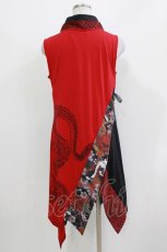 画像3: Qutie Frash / 着物チュニック  レッド H-26-03-14-1039-QU-TO-KB-ZH (3)