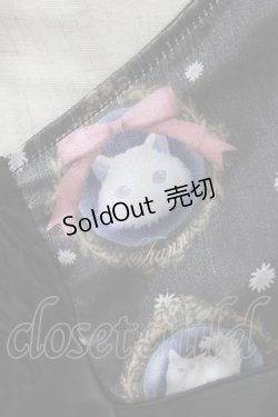 画像5: FRILL / 白猫の切替キャミワンピース  ブラック H-26-03-14-1042-HN-OP-KB-ZH