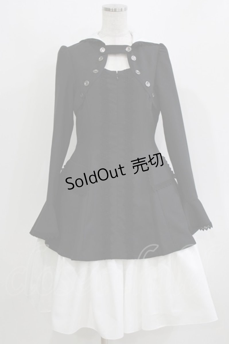 画像1: MIHO MATSUDA / Artiswitch×MIHO MATSUDA るるコラボワンピース  黒×白 H-26-03-14-1043-GO-OP-KB-ZH (1)