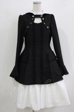 画像1: MIHO MATSUDA / Artiswitch×MIHO MATSUDA るるコラボワンピース  黒×白 H-26-03-14-1043-GO-OP-KB-ZH