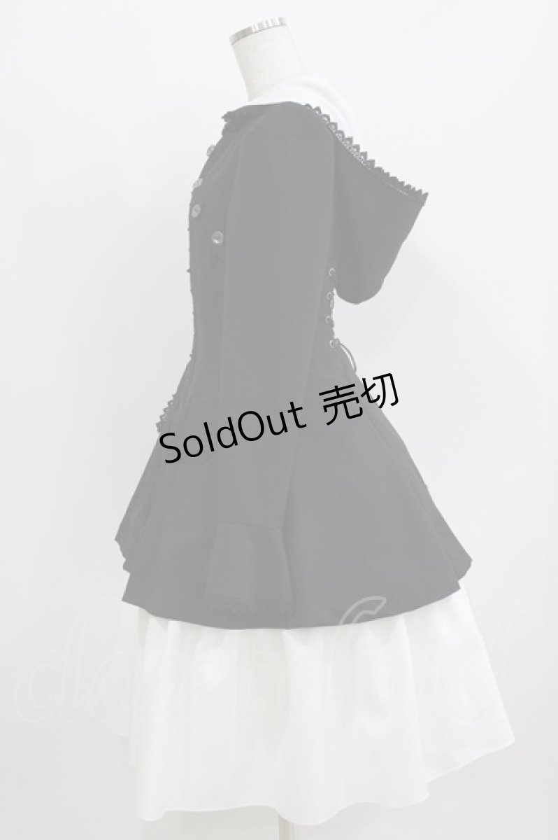 画像2: MIHO MATSUDA / Artiswitch×MIHO MATSUDA るるコラボワンピース  黒×白 H-26-03-14-1043-GO-OP-KB-ZH (2)