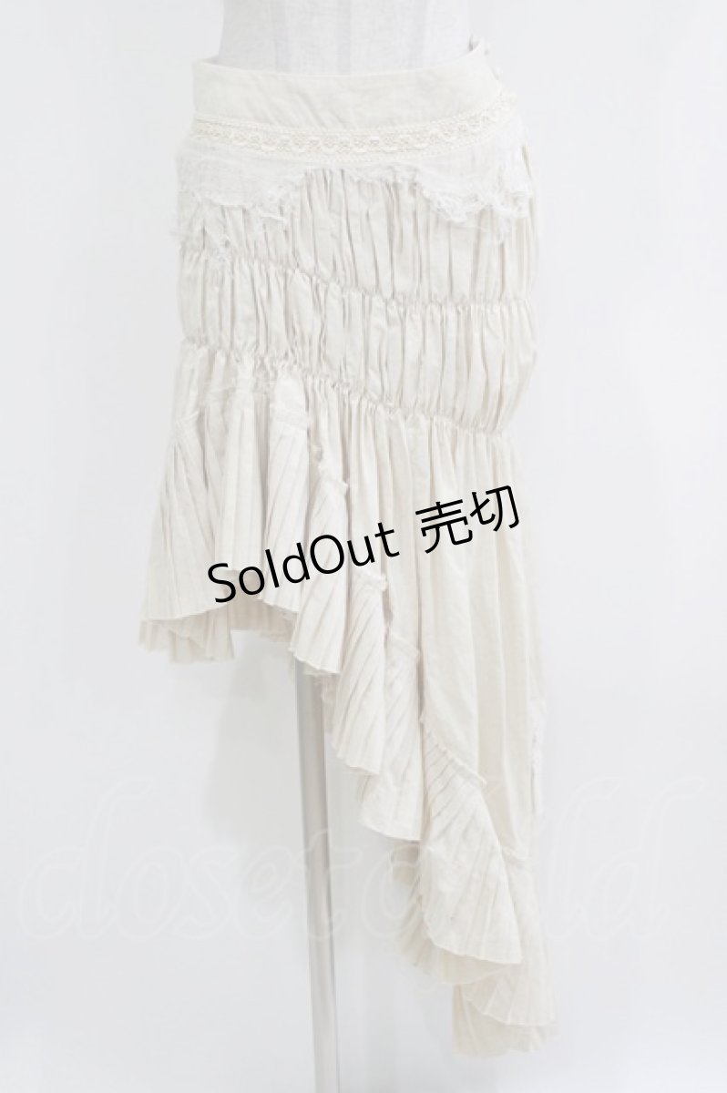 画像1: alice auaa / ドールスカート 3(約9号) アイボリー H-26-03-14-1044-AA-SK-AK-ZH (1)