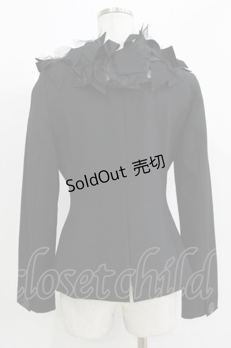 画像3: alice auaa / スラッシュフリルジャケット 3(約9号) 黒 H-26-03-14-1045-AA-JA-AK-ZH (3)