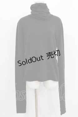 画像1: alice auaa / タートルネックニット 1(メンズサイズ) 黒 H-26-03-14-1046-AA-TO-AK-ZH