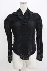 画像1: alice auaa / 縫合ブラウス 2(ユニセックス)  H-26-03-14-1047-AA-BL-AK-ZH (1)