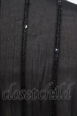 画像4: alice auaa / スパンコールストライプブラウス 3(約9号) 黒 H-26-03-14-1048-AA-BL-AK-ZH