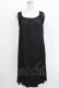 画像1: alice auaa / ラウンドネックノースリーブワンピース 1(メンズサイズ) 黒 H-26-03-14-1049-AA-OP-AK-ZH (1)
