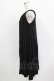 画像2: alice auaa / ラウンドネックノースリーブワンピース 1(メンズサイズ) 黒 H-26-03-14-1049-AA-OP-AK-ZH (2)