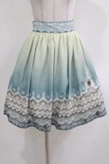 画像1: abilletage / グラデーションレーススカート  ミディアム丈/サックス H-26-03-14-1006-GO-SK-KB-ZH (1)