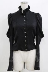 画像1: ATELIER BOZ / ハルフブラウス  黒 H-26-03-14-1051-EL-BL-AK-ZH (1)