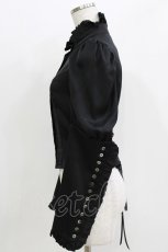 画像2: ATELIER BOZ / ハルフブラウス  黒 H-26-03-14-1051-EL-BL-AK-ZH (2)