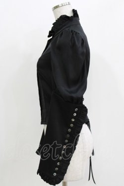 画像2: ATELIER BOZ / ハルフブラウス  黒 H-26-03-14-1051-EL-BL-AK-ZH