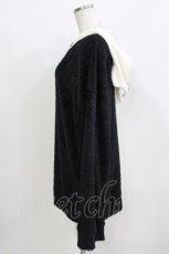 画像2: Deorart / キャット・シャギーネコミミフードパーカー M ブラック×ホワイト H-26-03-14-1054-PU-TO-KB-ZT0414S (2)