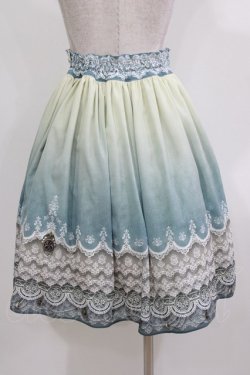 画像3: abilletage / グラデーションレーススカート  ミディアム丈/サックス H-26-03-14-1006-GO-SK-KB-ZH