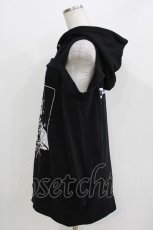 画像2: SEX POT ReVeNGe / レイヤード風オフショルプルパーカー M ブラック H-26-03-14-1056-SP-TO-KB-ZH (2)