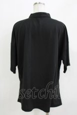 画像3: ACDC RAG / チャイナボタンTシャツ  黒×青 H-26-03-14-1058-PU-TO-KB-ZH (3)