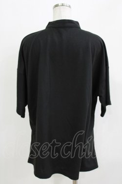 画像3: ACDC RAG / チャイナボタンTシャツ  黒×青 H-26-03-14-1058-PU-TO-KB-ZH