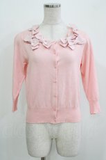 画像1: Leur Getter / リボンカーディガン  ピンク H-26-03-14-1060-LU-TO-KB-ZH (1)