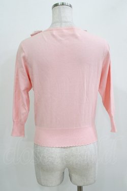 画像3: Leur Getter / リボンカーディガン  ピンク H-26-03-14-1060-LU-TO-KB-ZH