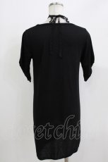 画像3: ALGONQUINS / レースホルターロングカットソー  ブラック H-26-03-14-1061-AL-TO-KB-ZH (3)